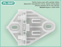 PL-3047 Kairės pusės stiklo pakėlėjo laikiklis